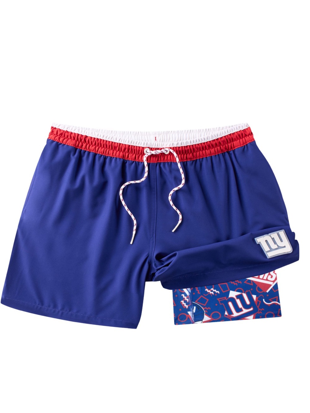 New Chubbies New York Giants NFL Lined 5.5” Swim Trunks Shorts